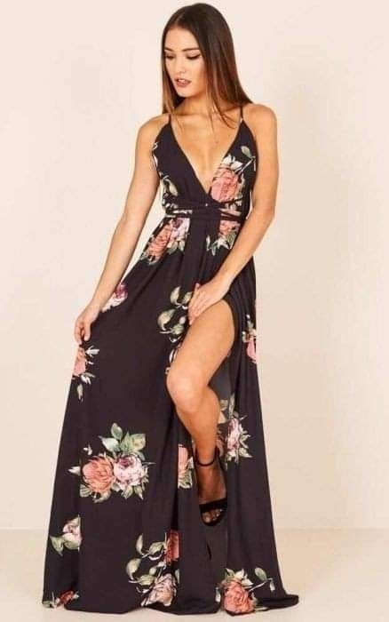 22 top idées de maxi robes fleuries 11