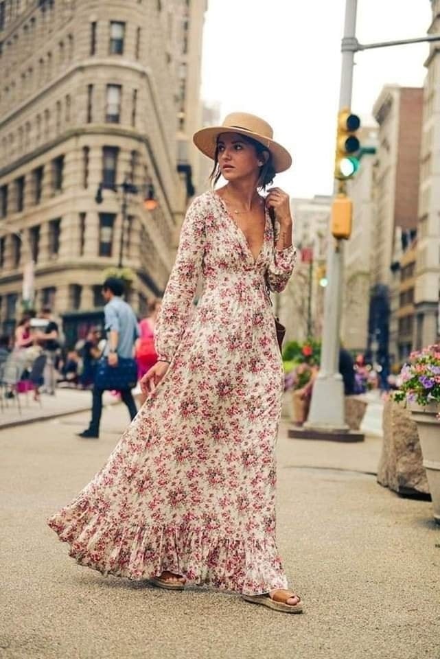 22 top idées de maxi robes fleuries 12