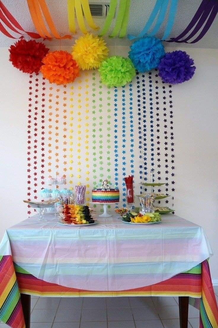 30 décorations d'anniversaire très colorées pour s'inspirer 24