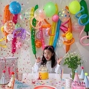 30 décorations d'anniversaire très colorées pour s'inspirer 20
