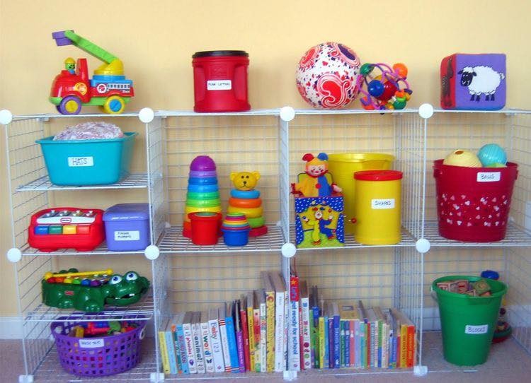 10 Idées pour ranger des jouets dans la salle des enfants 8