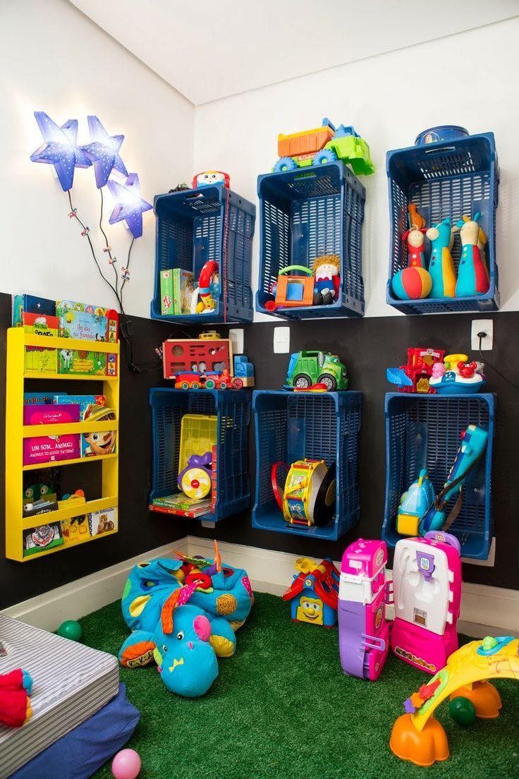 10 Idées pour ranger des jouets dans la salle des enfants 1