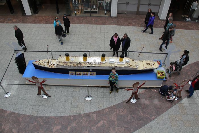 Boy with Autism Builds World's Largest LEGO Titanic Replica