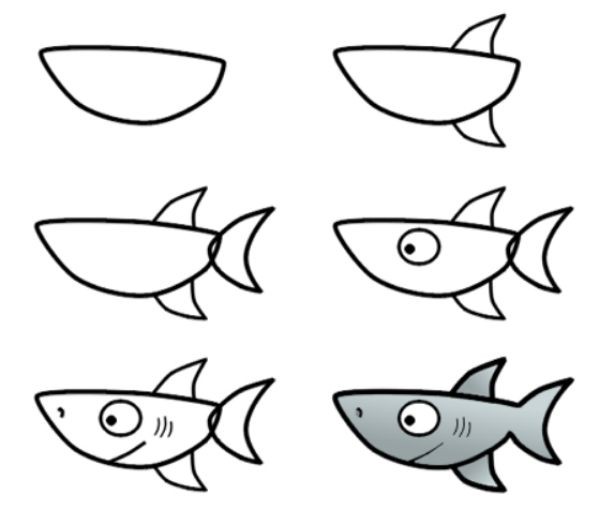 15 animaux faciles à dessiner avec des tutoriels étape par étape 6