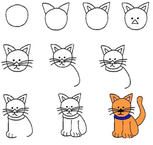 15 animaux faciles à dessiner avec des tutoriels étape par étape 7