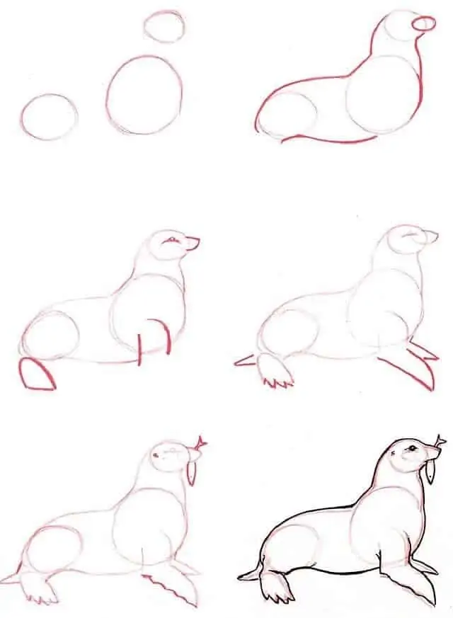 50 idées de dessins d'animaux faciles à faire 31