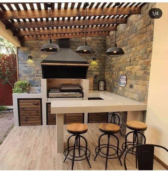 15 Cuisines extérieures inspirantes pour votre jardin 12 15 Cuisines extérieures inspirantes pour votre jardin 12
