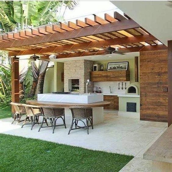 15 Cuisines extérieures inspirantes pour votre jardin 14 15 Cuisines extérieures inspirantes pour votre jardin 14