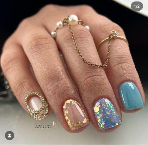 15 Jolis modèles pour des ongles courts 4 15 Jolis modèles pour des ongles courts 4