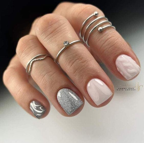 15 Jolis modèles pour des ongles courts 5