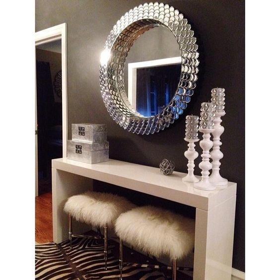 30 idées de décorations d'entrée avec des miroirs 6 30 idées de décorations d'entrée avec des miroirs 6