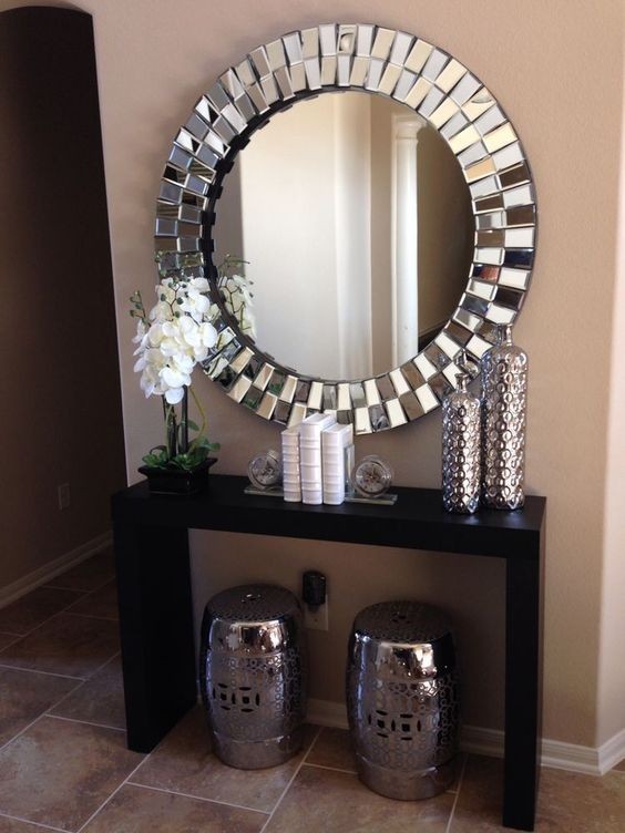 30 idées de décorations d'entrée avec des miroirs 10 30 idées de décorations d'entrée avec des miroirs 10