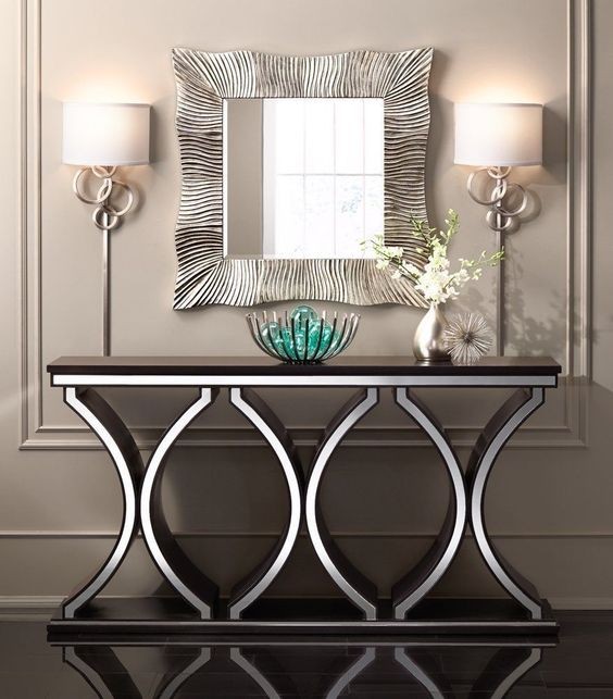 30 idées de décorations d'entrée avec des miroirs 16