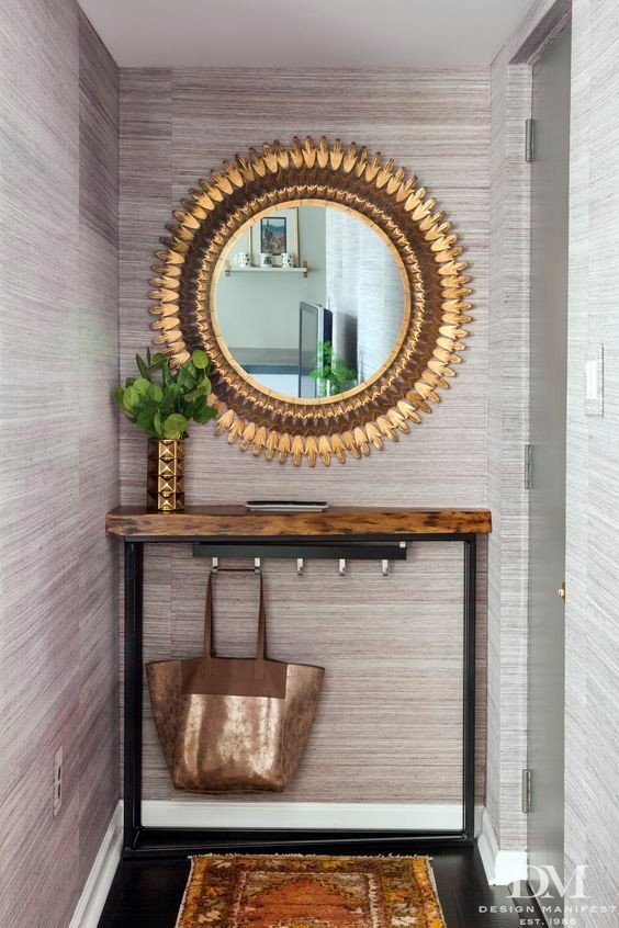 30 idées de décorations d'entrée avec des miroirs 23 30 idées de décorations d'entrée avec des miroirs 23