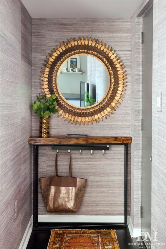 30 idées de décorations d'entrée avec des miroirs 23