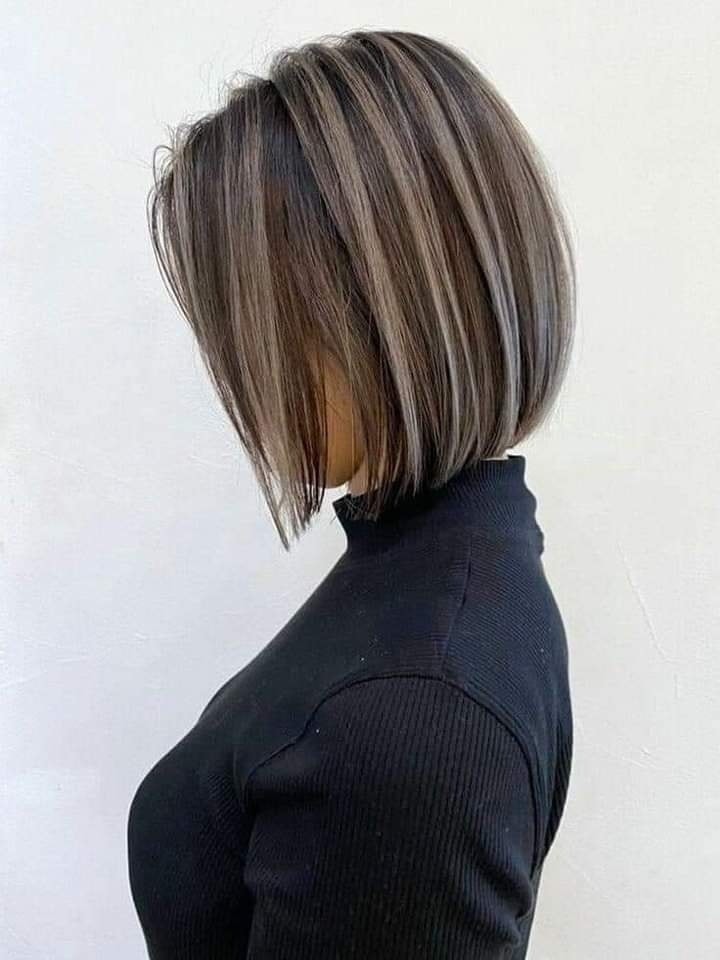 17 Coupes bob avec mèches blondes pour un changement de look 8 17 Coupes bob avec mèches blondes pour un changement de look 8