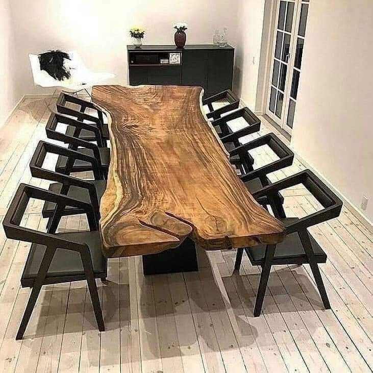 31 idées de tables incroyables avec du bois 4