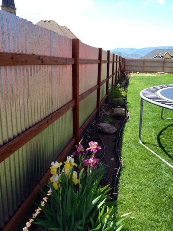 16 idées de clôtures de jardin designs et pas chères 10