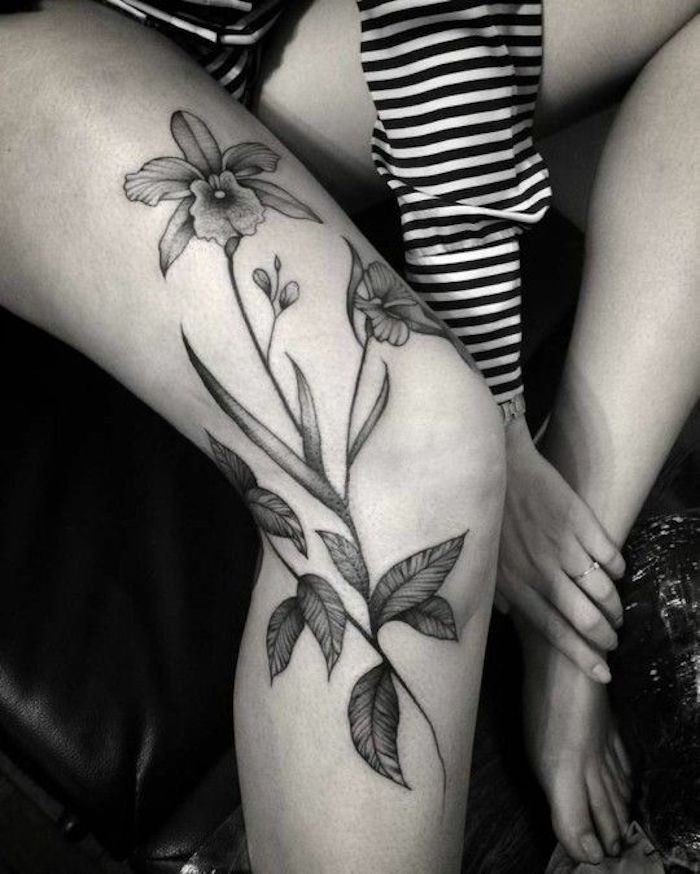 21 tatouages de genoux qui vous rendront irrésistible 3