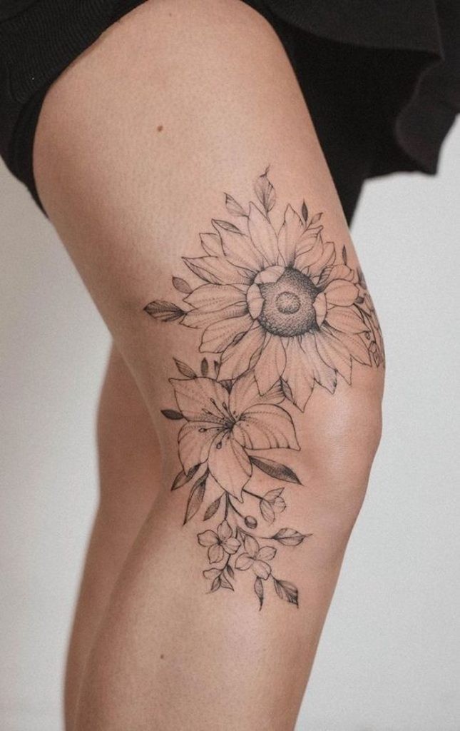 21 tatouages de genoux qui vous rendront irrésistible 9