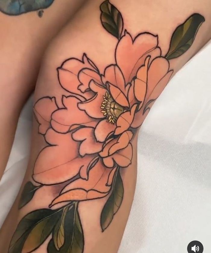 21 tatouages de genoux qui vous rendront irrésistible 10