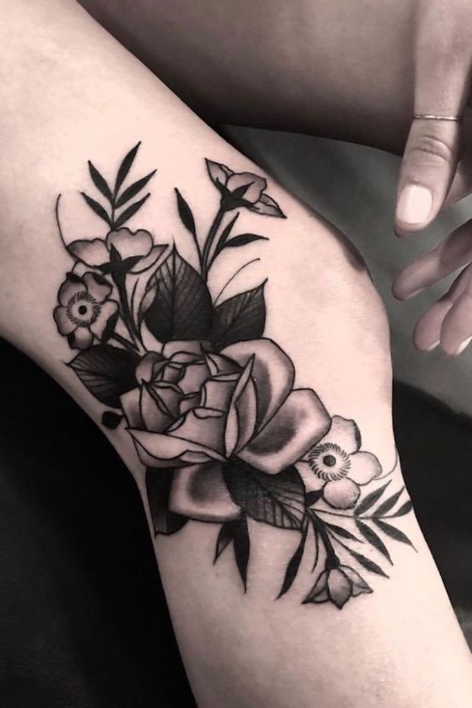 21 tatouages de genoux qui vous rendront irrésistible 19