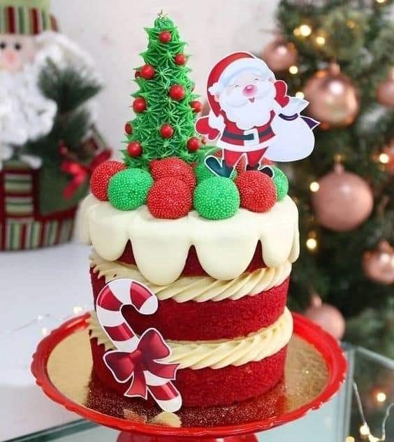 10 idées de magnifiques gâteaux de Noël pour s'inspirer 7 10 idées de magnifiques gâteaux de Noël pour s'inspirer 7