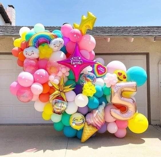 30 décorations d'anniversaire très colorées pour s'inspirer 5
