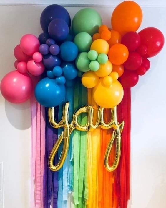 30 décorations d'anniversaire très colorées pour s'inspirer 8