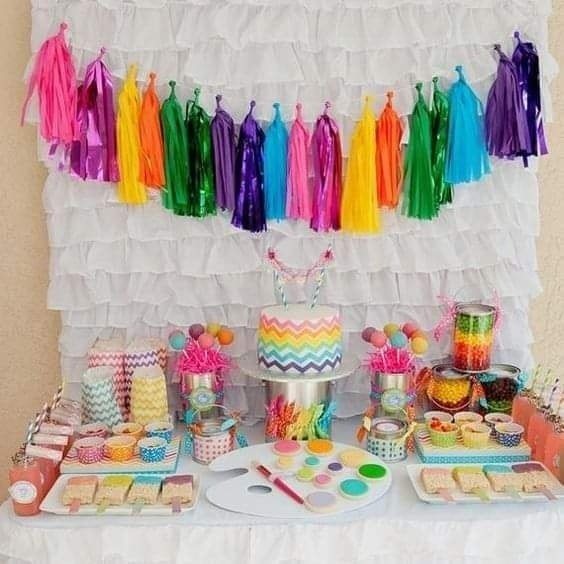 30 décorations d'anniversaire très colorées pour s'inspirer 9 30 décorations d'anniversaire très colorées pour s'inspirer 9