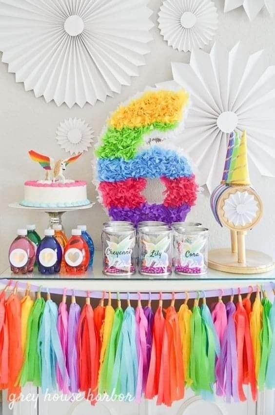 30 décorations d'anniversaire très colorées pour s'inspirer 11