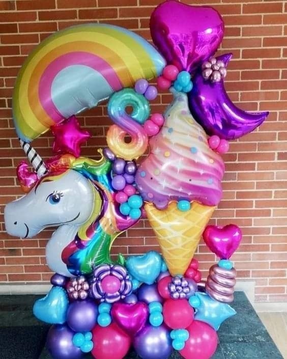 30 décorations d'anniversaire très colorées pour s'inspirer 13