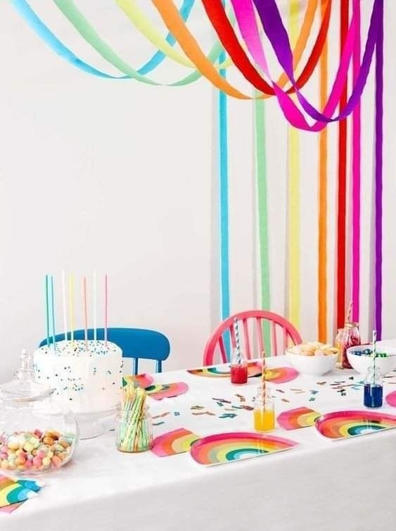 30 décorations d'anniversaire très colorées pour s'inspirer 15