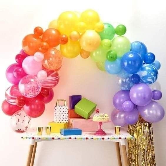 30 décorations d'anniversaire très colorées pour s'inspirer 17