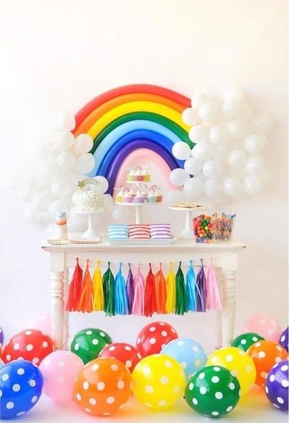 30 décorations d'anniversaire très colorées pour s'inspirer 19