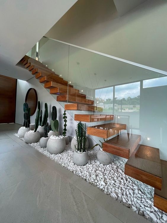 14 Petits jardins qui seront beaux sur l'escalier et à l'entrée de votre maison 4 14 Petits jardins qui seront beaux sur l'escalier et à l'entrée de votre maison 4