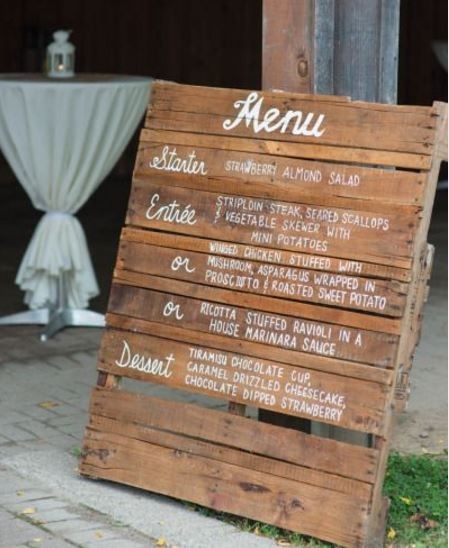 10 déco de mariage diy à faire à partir de palettes en bois 14