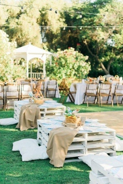 10 déco de mariage diy à faire à partir de palettes en bois 5