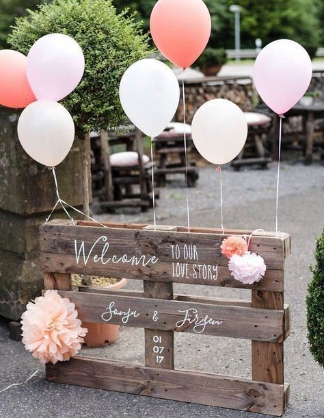 10 déco de mariage diy à faire à partir de palettes en bois 9