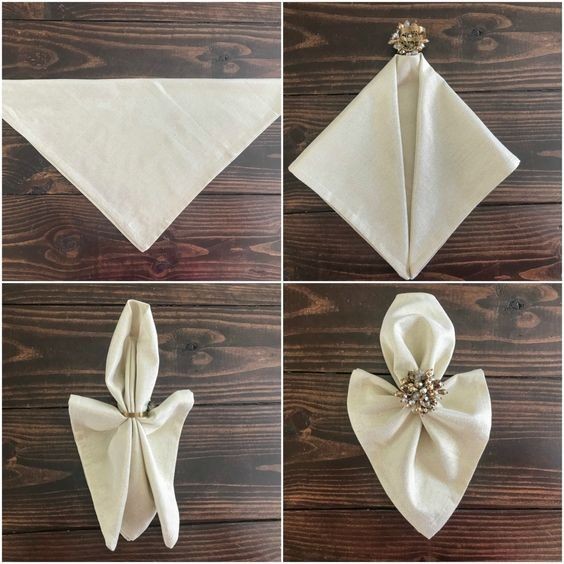 10 déco de mariage diy à faire avec des serviettes 1