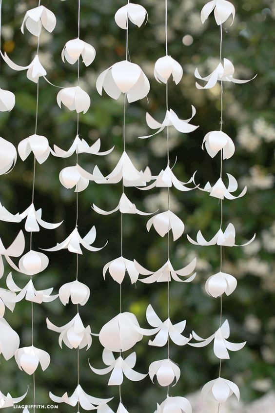 10 déco de mariage diy à faire avec du papier 6