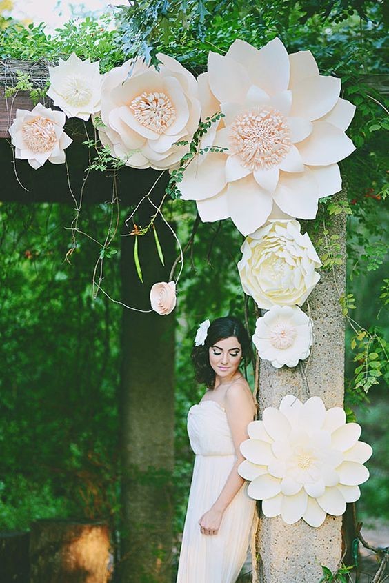 10 déco de mariage diy à faire avec du papier 10