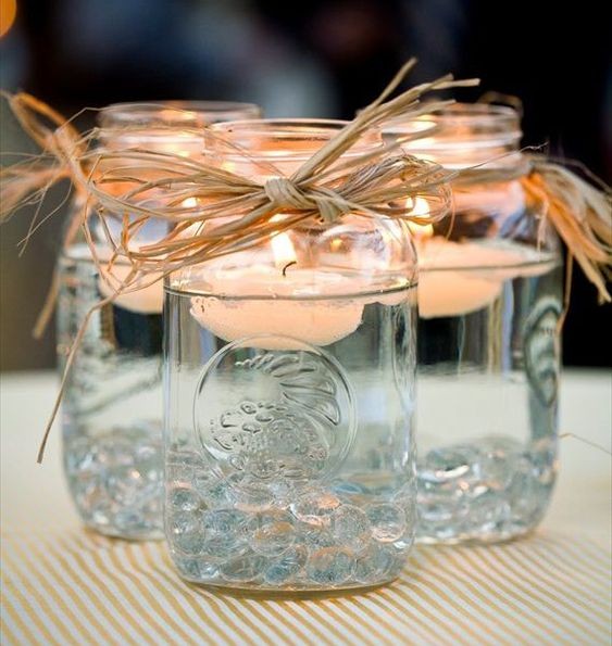 10 déco de mariage diy avec des bougies 1