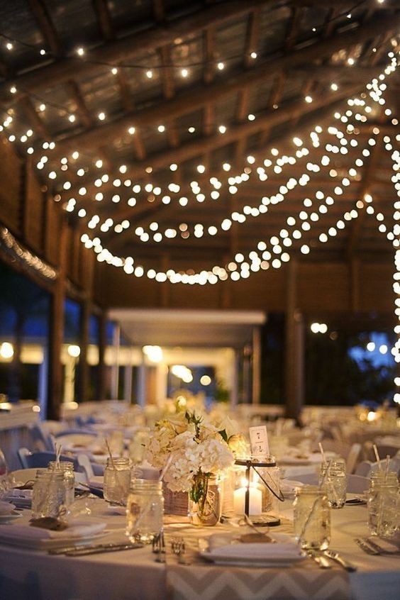 10 déco de mariage diy avec des guirlandes lumineuses 2 10 déco de mariage diy avec des guirlandes lumineuses 2