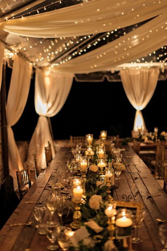 10 déco de mariage diy avec des guirlandes lumineuses 13 10 déco de mariage diy avec des guirlandes lumineuses 13