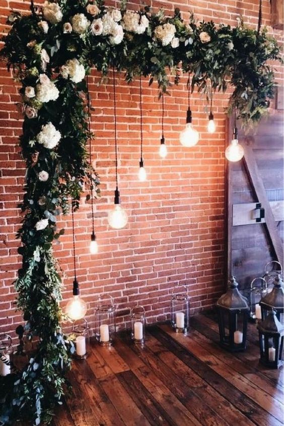 10 déco de mariage diy avec des guirlandes lumineuses 6