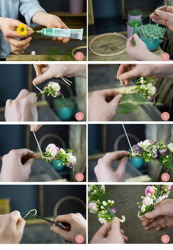 10 idées de déco de mariage diy pas cher avec des fleurs 8