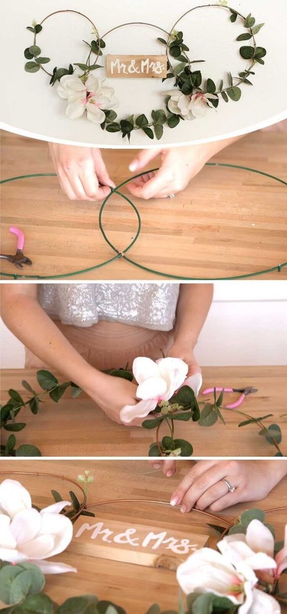 10 idées de déco de mariage diy pas cher avec des fleurs 10