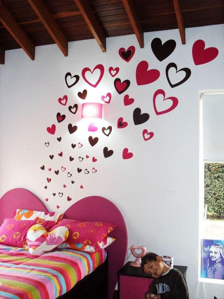 10 Idées pour décorer la chambre de vos filles avec des vinyles 1