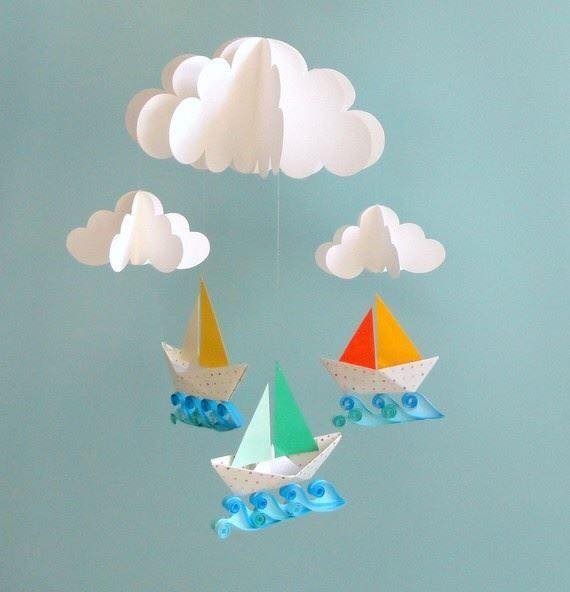 12 Incroyables mobiles en papier à faire soi-même 6 12 Incroyables mobiles en papier à faire soi-même 6